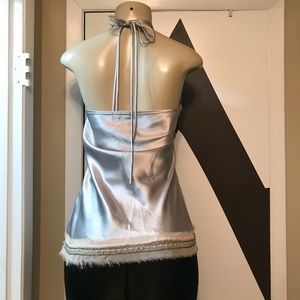 NWOT JUNO STUNNING Halter top with intricate deco